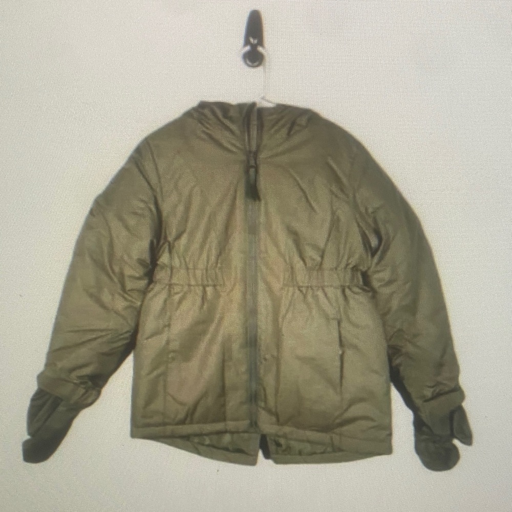 Olive Green Puffer Jacket